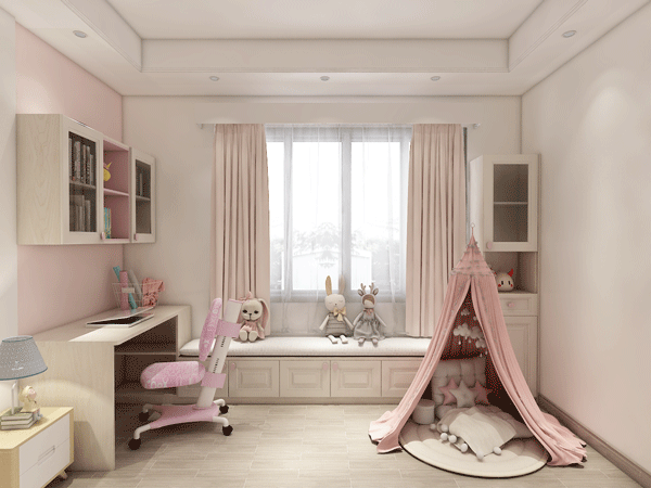 Whole House Display: Victoria Series - Girl's Bedroom 1